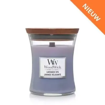 WoodWick medium candle lavender spa