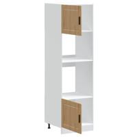 Ovenkasten 2 st Porto bewerkt hout artisanaal eikenkleurig - thumbnail