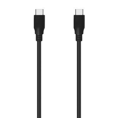 AISENS E-Marker, USB 3.2-kabel, 20 Gbit/s, 8 k@ 30 Hz, 5 A, 100 W, type USB-C/M-USB-C/M, zwart, 2 m