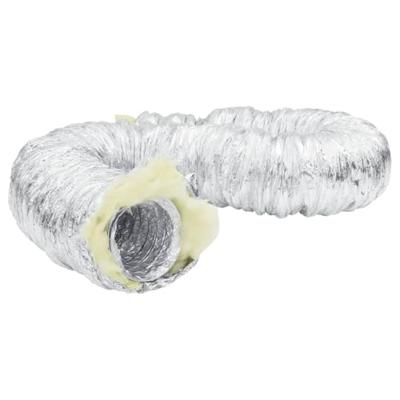 VidaXL Ventilatieslang geïsoleerd ø12,5 cm 6 m aluminium