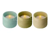Lumineo Solar Kaars Assorti 10cm 1st - thumbnail