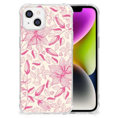 iPhone 14 Case Pink Flowers