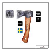 Hultafors Mini Hakbijl Agelsjon | 235 mm - HU841760 - HU841760 - thumbnail