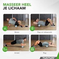 Tunturi Yoga Grid Foam Roller 33 cm | Ø 13 cm | licht blauw - thumbnail