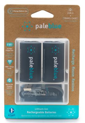 Paleblue Oplaadbare D batterij (mono) Li-ion 7400 1.5 V 2 stuk(s)