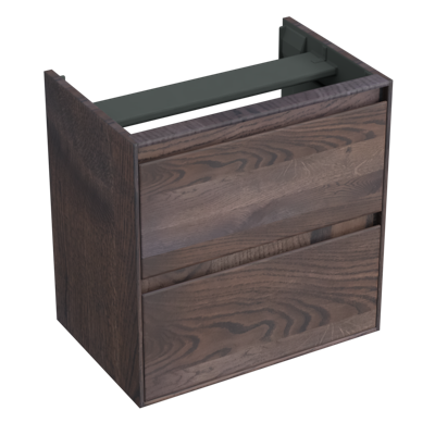 Onderkast Forzalaqua Reno 59.5x39.5x60 Cm 2 La Softclose Eiken Charcoal Onderkast Forzalaqua Reno 59.5x39.5x60 Cm 2 La Softclose Eiken Charcoal