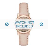Horlogeband Burberry BU9131 Leder Beige 18mm - thumbnail