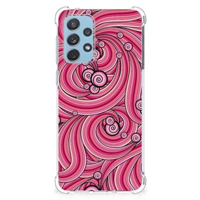Samsung Galaxy A73 Back Cover Swirl Pink Samsung Galaxy A73 Back Cover Swirl Pink
