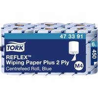 Poetspapier tork m4 advanced 2laags 450 vel blauw - thumbnail