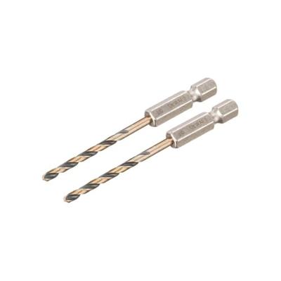 DEWALT DT20602-QZ HSS-G Metaal-spiraalboor 2 stuks 3 mm Gezamenlijke lengte 72 mm Corrosiebestendig Zeskant 2 stuk(s)