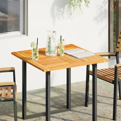 Tafelblad vierkant 80x80x2,2 cm massief acaciahout