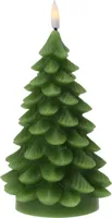 Ledkaars kerstboom 17cm groen - thumbnail