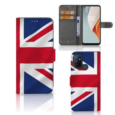 OnePlus Nord N100 | Bookstyle Case | Groot-Brittannië OnePlus Nord N100 | Bookstyle Case | Groot-Brittannië
