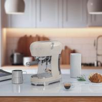 Smeg ECF02CREU Espresso apparaat Wit - thumbnail