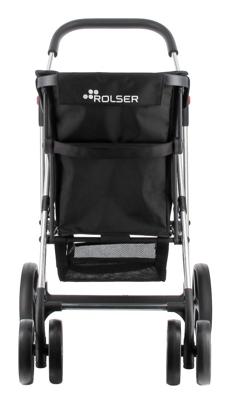 Winkelwagen Rolser basket mf 4b Zwart 50 L - thumbnail