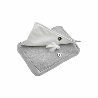 Meyco billendoekjesbox Knit basic grijs melange