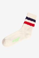 Golden Goose sokken GUP00883.P000488.81239 old white/red/navy green fluo - thumbnail