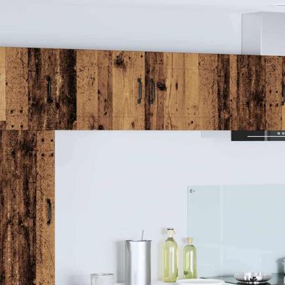 Keukenkast aan de muur met plank 2 pcs Oud Hout 50 x 31 x 40 cm