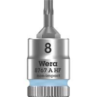 Wera 8767 A HF TORX® Zyklop Bit/dop-combinatie met 1/4" Aandrijving met Vasthoudfunctie, TX 8 x 28 mm - 1 stuk(s) - 05003360001 - thumbnail