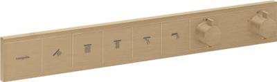 Hansgrohe RainSelect thermostaat inbouw voor 5 functies, Brushed Bronze Hansgrohe RainSelect thermostaat inbouw voor 5 functies, Brushed Bronze