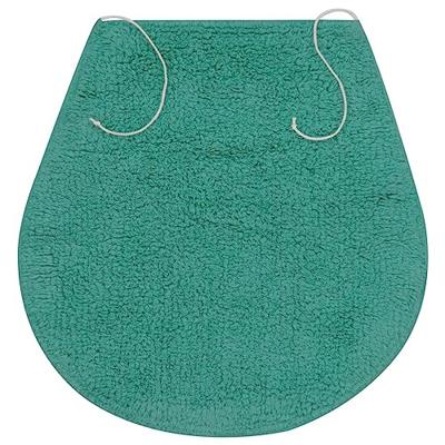 VidaXL Badmattenset stof turquoise 3-delig