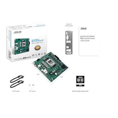 Asus PRO A620M-DASH-CSM Moederbord Socket AMD AM5 Vormfactor Micro-ATX Moederbord chipset AMD® A620