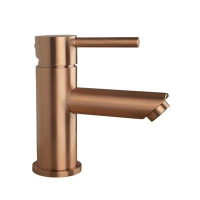 Wastafelmengkraan Aqua Splash Colorato 1 Hendel Geborsteld Koper Aqua Splash