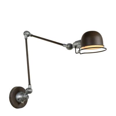 Lucide HONORE - Wandlamp - 1xE14 - Roest bruin