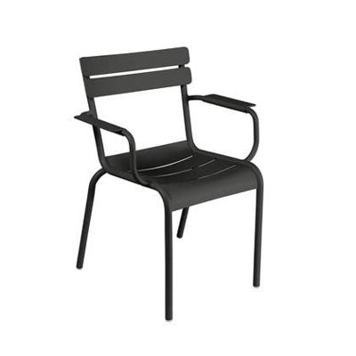 Fermob Luxembourg tuinstoel met arm Liquorice