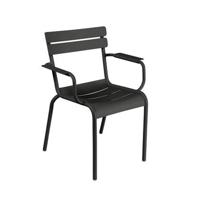 Fermob Luxembourg tuinstoel met arm Liquorice - thumbnail