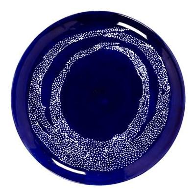 SERAX - Feast by Ottolenghi - Bord L 26x26cm Lapis Lazuli Swirl-D