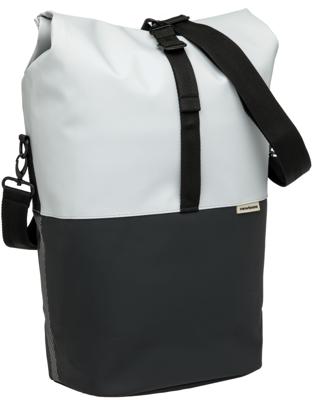 Burgers - New Looxs Tas new looxs nyborg single lichtgrijs/zwart | 17l