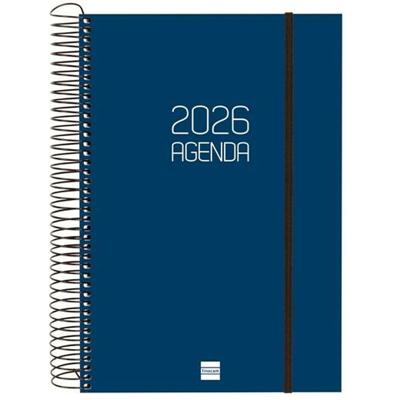 Agenda Finocam OPAQUE Blauw 16,5 x 24,2 cm 2026