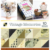 DCWV • 12x12" vintage memories 36 sheets - thumbnail