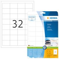 Herma 4200 Universele etiketten 48.3 x 33.8 mm Papier Wit 800 stuk(s) Permanent hechtend Inkjet, Laser (zwart/wit), Laser (kleur), Kopiëren (zwart/wit), - thumbnail