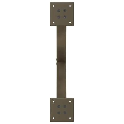 Eettafelpoten 2 st X-vormig 50x(72-73) cm staal naturel