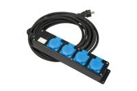 Ivana verdeelblok 4-weg 10mtr 3x2,5mm² - thumbnail