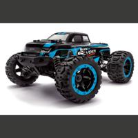 Blackzon Blauw Brushless 1:16 RC auto Elektro Monstertruck 4WD 2,4 GHz Incl. accu en lader, Met lichteffect - thumbnail
