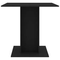 Eettafel 80x80x75 cm spaanplaat zwart - thumbnail