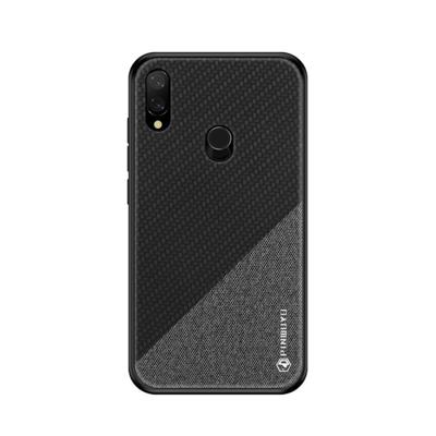 PINWUYO eert serie schokbestendige PC + TPU beschermhoes voor Xiaomi Redmi 7 (zwart)