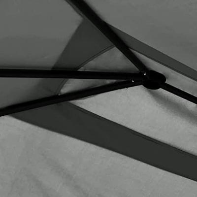 Prieel met zijwand 160 g/m 3x4x2,6 m antracietkleurig Prieel met zijwand 160 g/m 3x4x2,6 m antracietkleurig