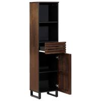 Dressoir 38x34x160 cm massief mangohout bruin - thumbnail