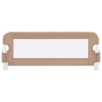VidaXL Bedhekje peuter 102x42 cm polyester taupe - thumbnail