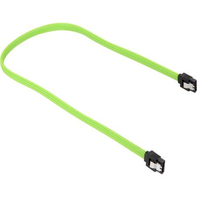 Sharkoon sata iii sleeve kabel (groen, 0,6 meter)
