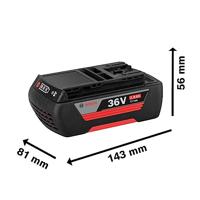 Bosch Professional Akku-Pack 36V 2,0Ah Li-Ion 1600Z0003B Gereedschapsaccu 36 V 2 Ah Li-ion - thumbnail