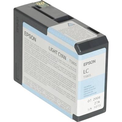 Epson Inktcartridge T5805 Origineel Foto cyaan C 13 T 580500 Epson Inktcartridge T5805 Origineel Foto cyaan C 13 T 580500