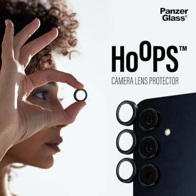 PanzerGlass™ Samsung Galaxy A55 Hoops Camera Protection - Houd je camera's veilig, Houd je lens in topvorm