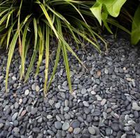 Beach Pebbles zwart Big Bag - 1500 kg - 1m3 - Keuze uit 3 formaten - thumbnail