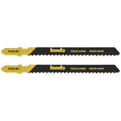 kwb 610220 Decoupeerzaagbladen, houtbewerking, speciale insteektanden, HCS, 2x middel 2 stuk(s) kwb 610220 Decoupeerzaagbladen, houtbewerking, speciale insteektanden, HCS, 2x middel 2 stuk(s)