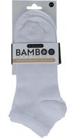 Naproz Bamboo Airco Shortsokken 3-Pack Wit 39-42 - thumbnail